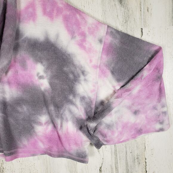Out From Under Urban Outfitters Tie Dye Crop Hoodie Sweatshirt Women's Size XS - Picture 9 of 11